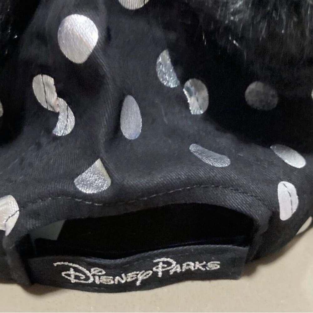 Disney Black and White Polka Dot Cap - Picture 3 of 4